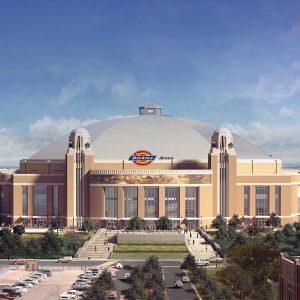 Dickies Arena North Rendering