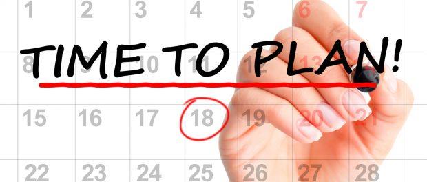 Time to plan concept