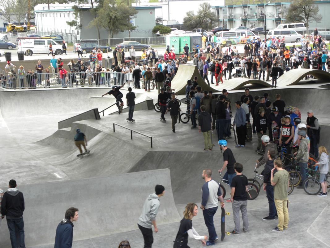 WJ Skatepark soft opening by Jessica Chestnut  RIGHTS FREE