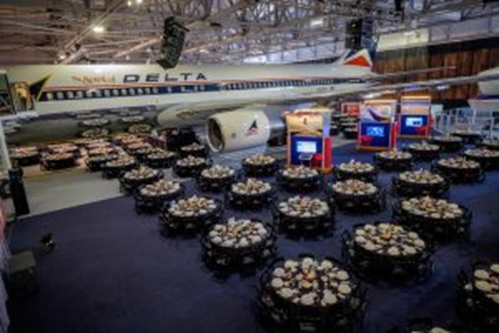 Delta Flight Museum_Event Set-up