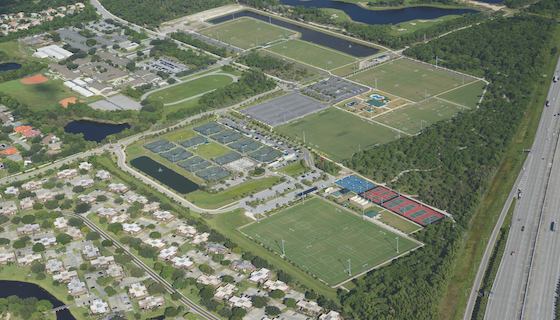 The Gardens North County District Park Full Aerial