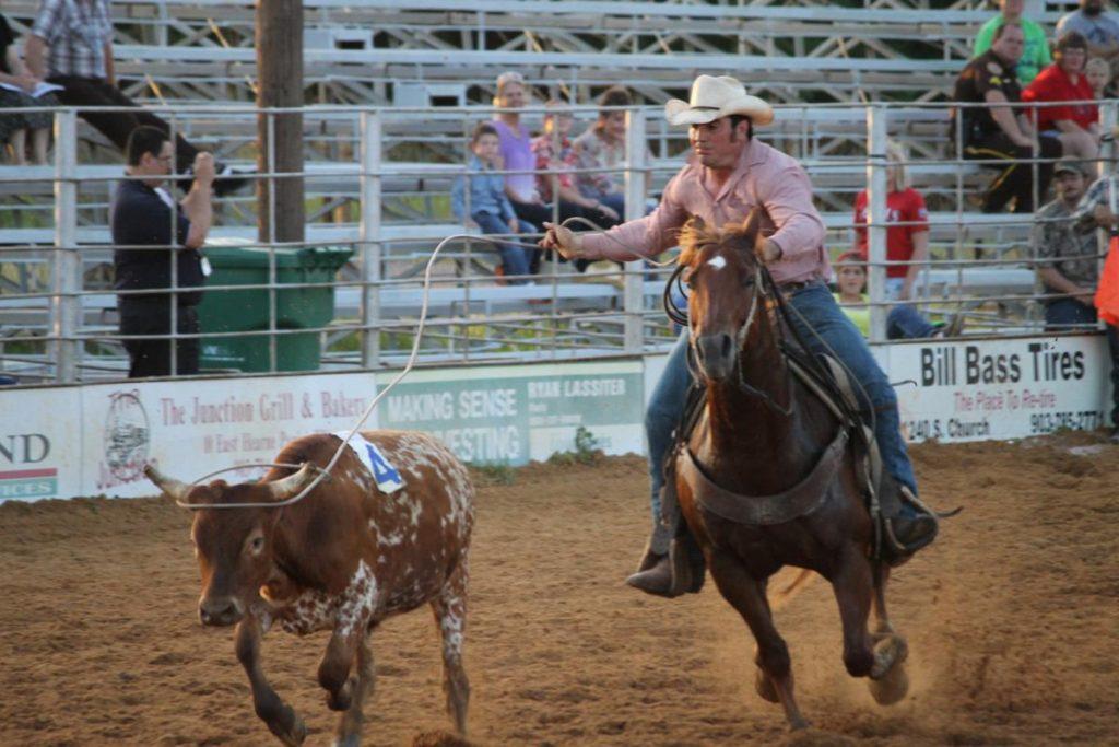 Numerous cities keep the Old West alive with a rodeo.