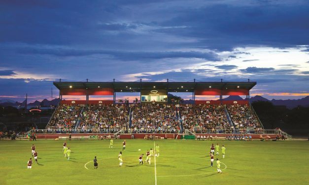 PhotooftheNorthComplexStadiumtakenduringaFCTucsonsoccergameheldattheKinoSportsComplexonJuly,.