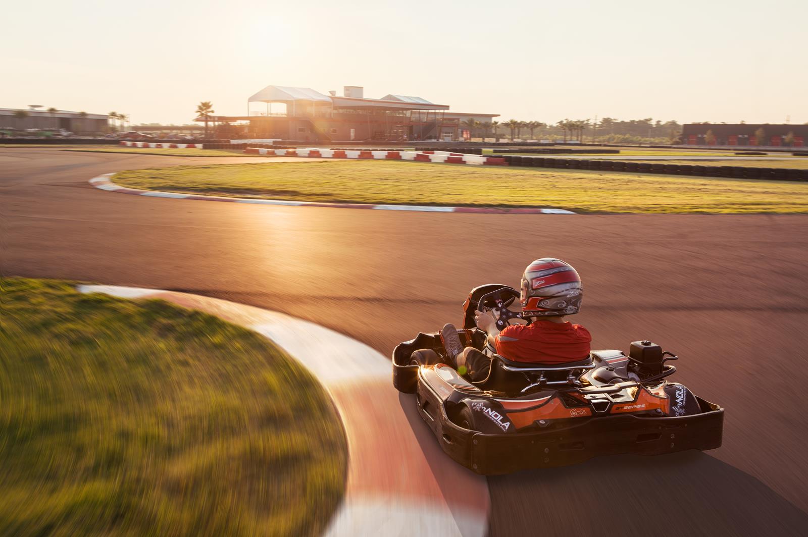 Karting at NOLA Mortorsports Park Photo Courtesy of NOLA Motorsports Park