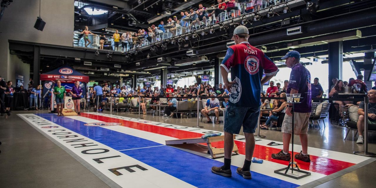 Unheralded sports like cornhole (above) have flourished with strong social media promotion