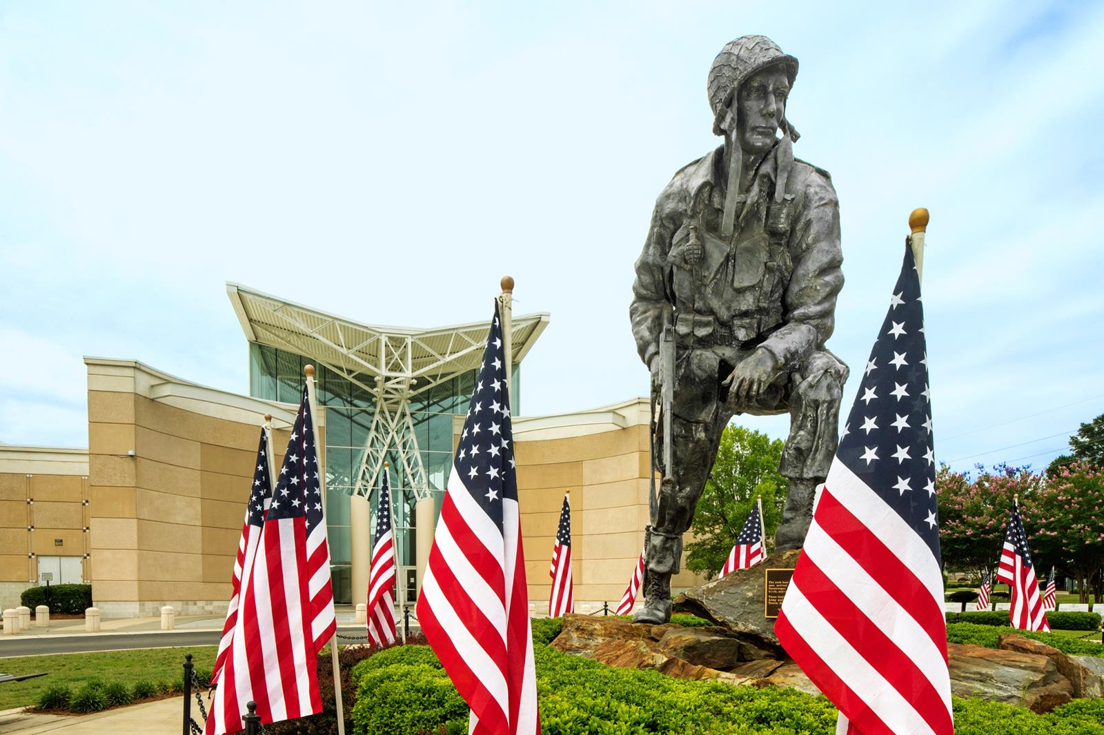 Iron Mike Statue at the Airborne and Special Operations Museum in Fayetteville