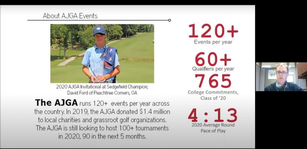 AJGA screenshot