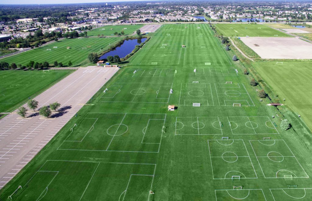 National Sports Center playing fields.