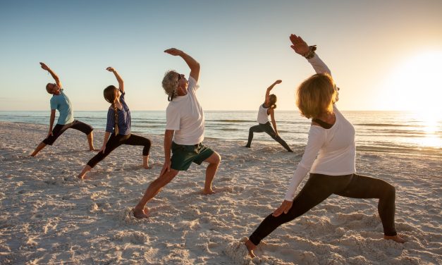 Beach Yoga at JW Marriott