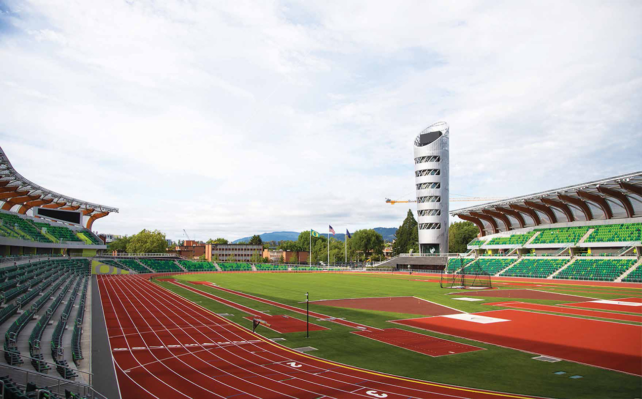 Hayward Field in Eugene, Oregon
