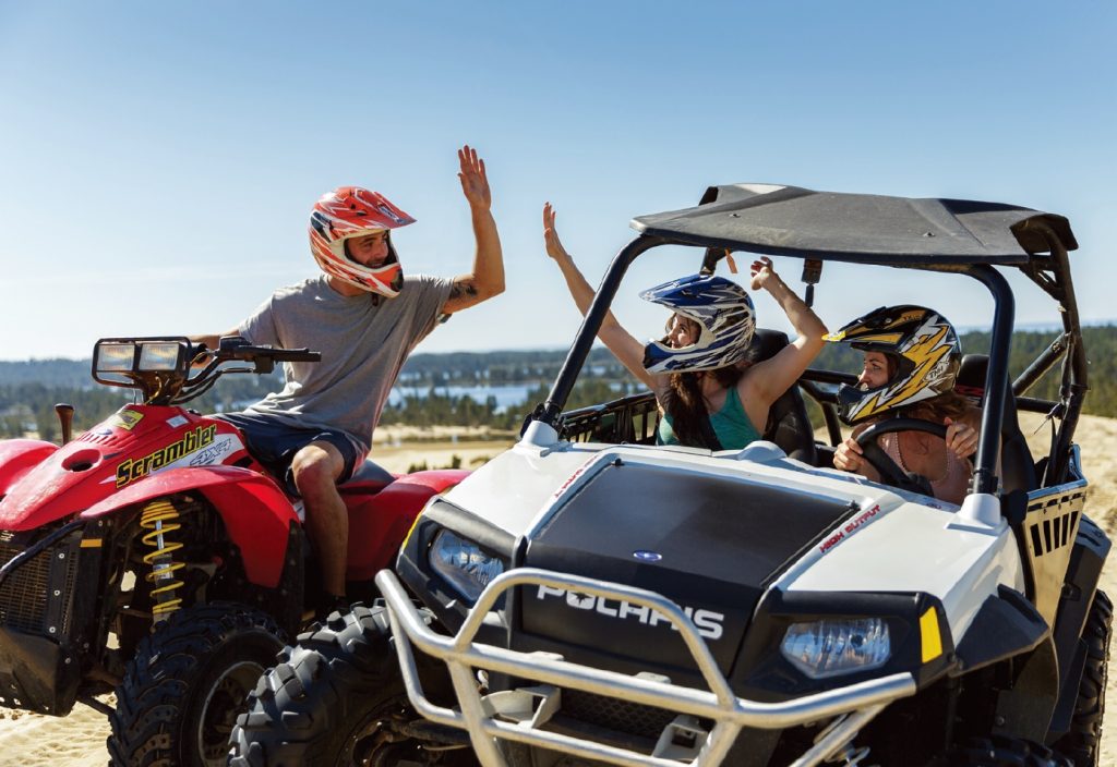 ATVing in the dunes on the Coos Adventure Coast. Photo courtesy of Travel Oregon
