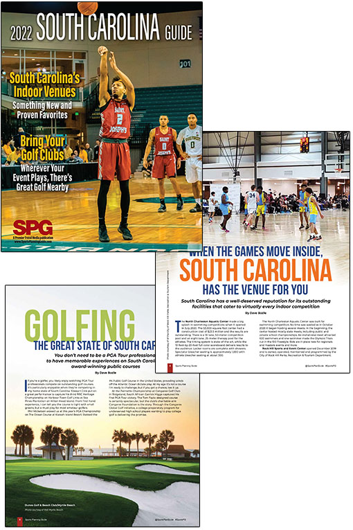 State Guide to Sports in South Carolina Sports Planning Guide