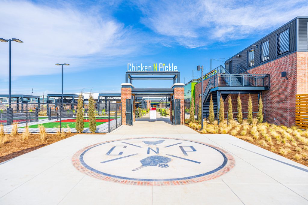 Established in 2016, Kansas City, MO-based Chicken N Pickle is to pickleball what Top Golf is to golf—a food and beverage experiential brand where casual fans and elite competitors coexist and socialize in a sports and entertainment context.