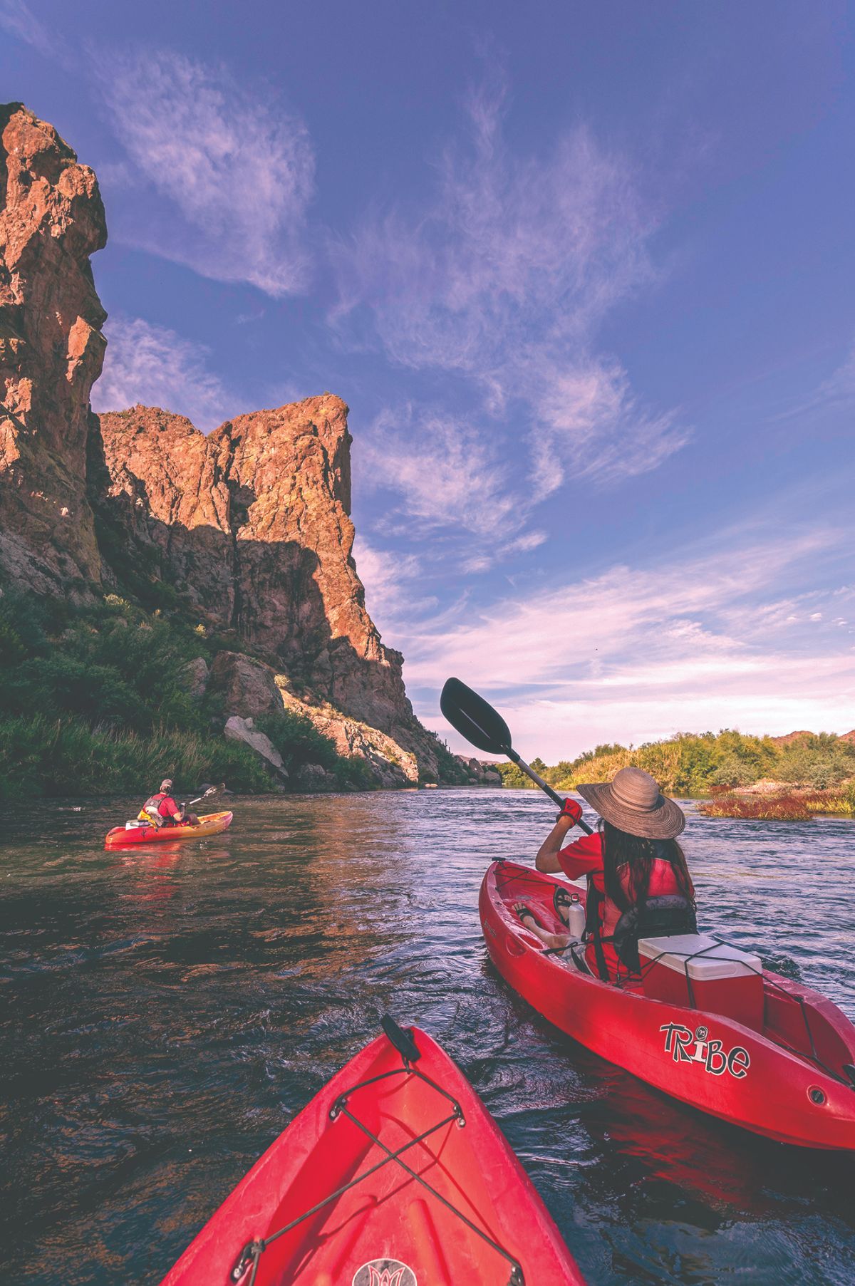 Lower Salt River kayaking