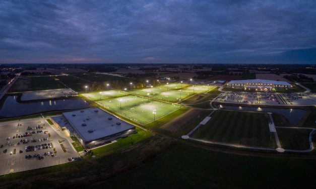 Drone Shot of Grand Park Sports Campus