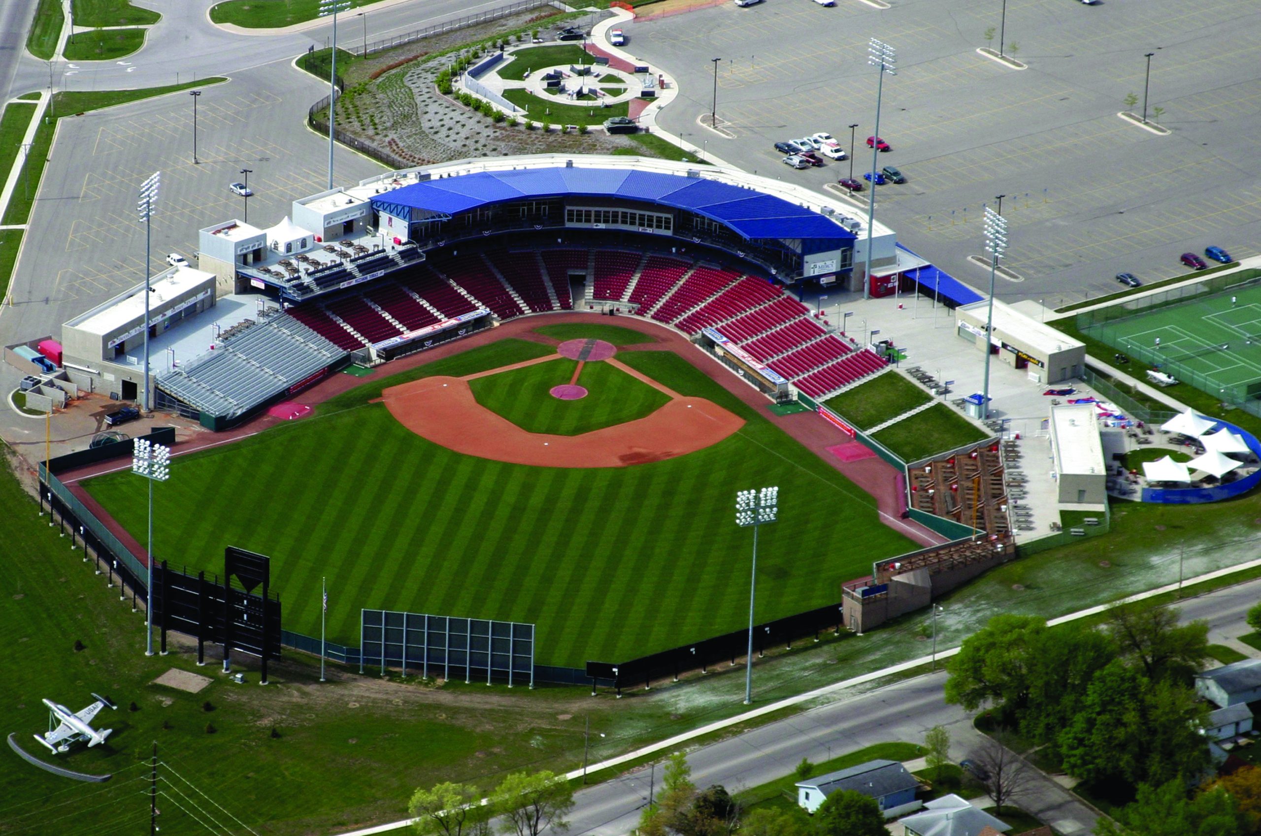 Veterans Memorial Stadium in Cedar Rapids Iowa
