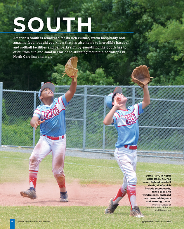 Southern baseball & softball facilities