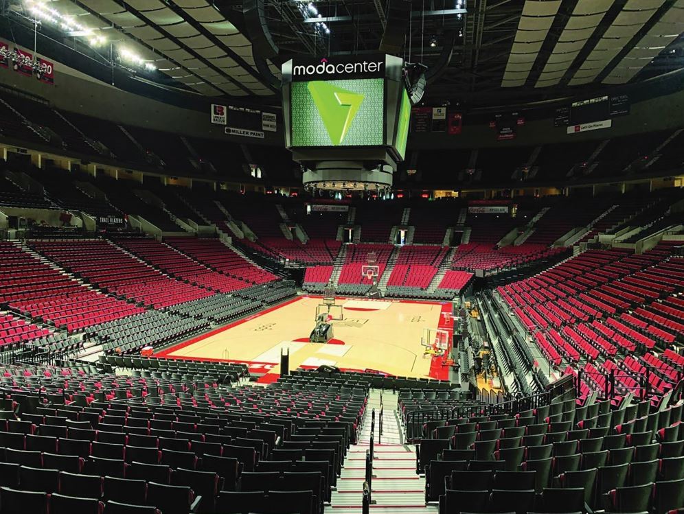 Moda Center in oregon