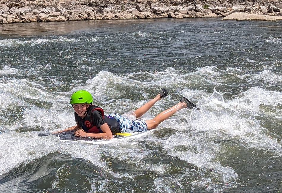 Charles City River Surfing