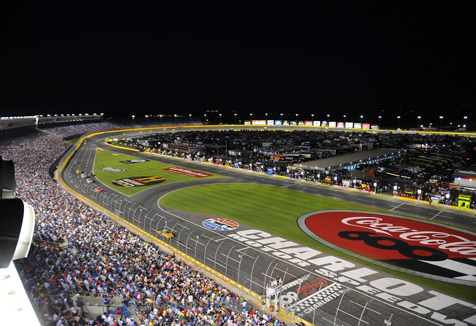 Charlotte Motor Speedway in North Carolina