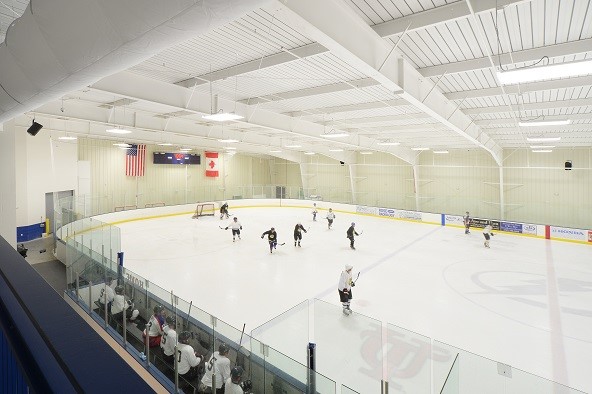Clearwater Ice Arena St Pete Clearwater logo blue