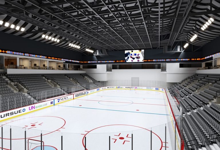Rendering of Tahoe Blue Event Center Ice Hockey Rink 1 768x525