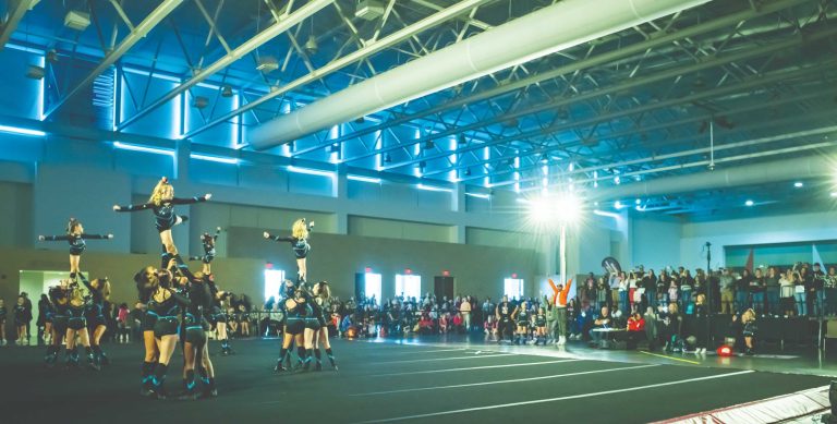 Cheerleading at the Wilmington Convention Center 1 768x389