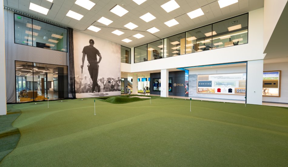 Inside the PGA of America headquarters, which anchors the expansive PGA Frisco's two 18-hole championship courses, Omni PGA Frisco Resort and more. Photo courtesy of Violet PR.