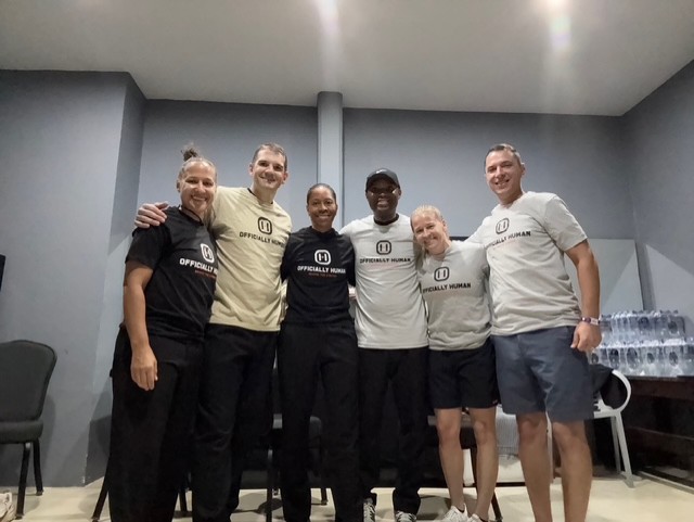 Brenda Hilton and the Officially Human team.