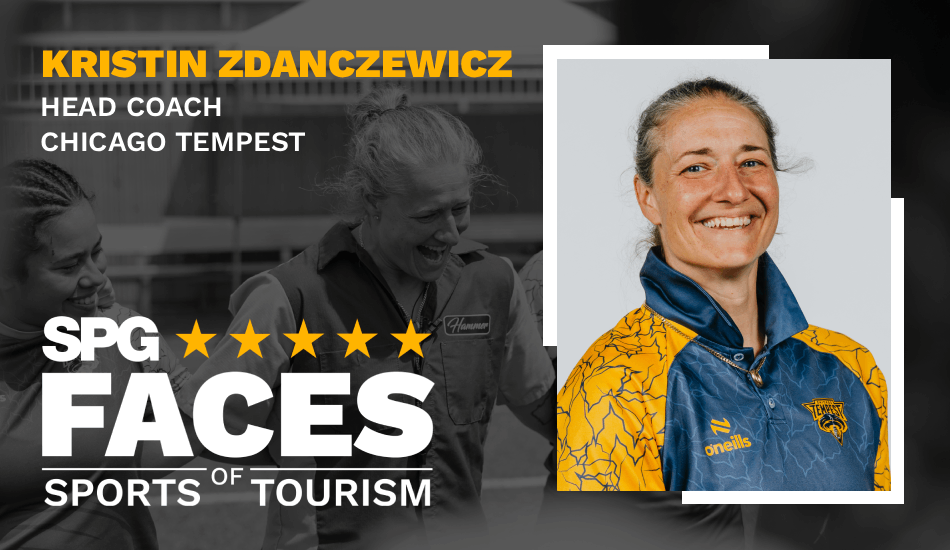 SPG Faces of Sports Tourism – Kristin Zdanczewicz – WER head Coach Chicago Tempest SPG Faces of Sports Tourism - Kristin Zdanczewicz - WER head Coach Chicago Tempest