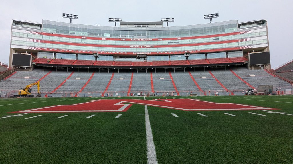 Memorial Stadium at the University of Nebraska in Lincoln, Nebraska