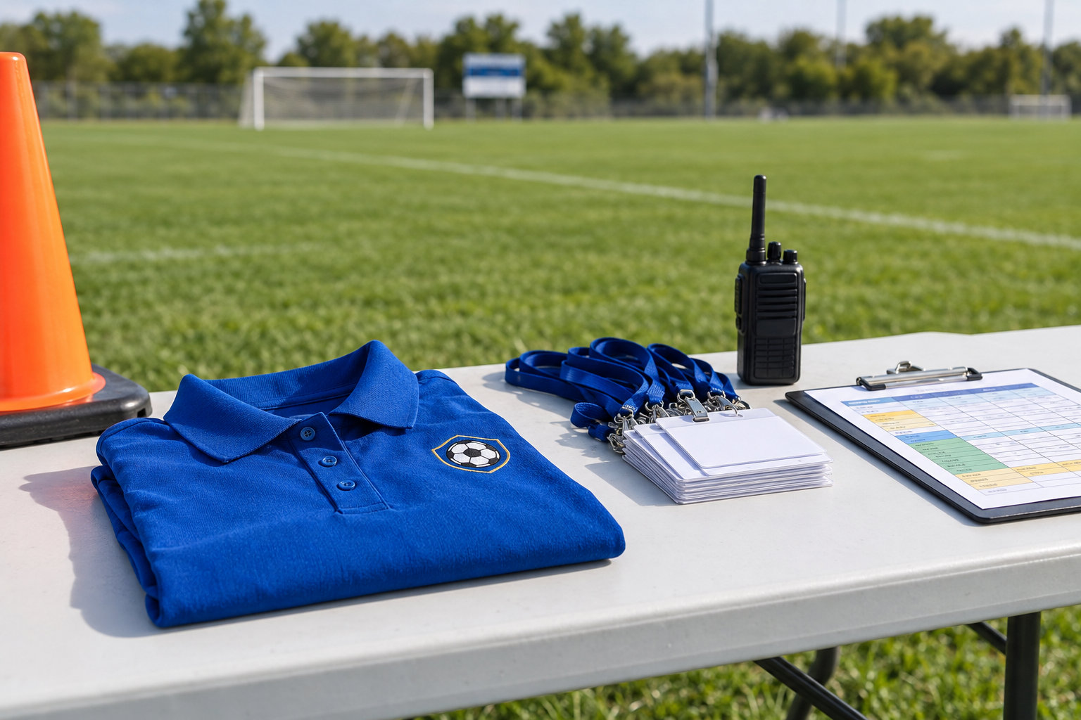 Gear for sports tournament organizer